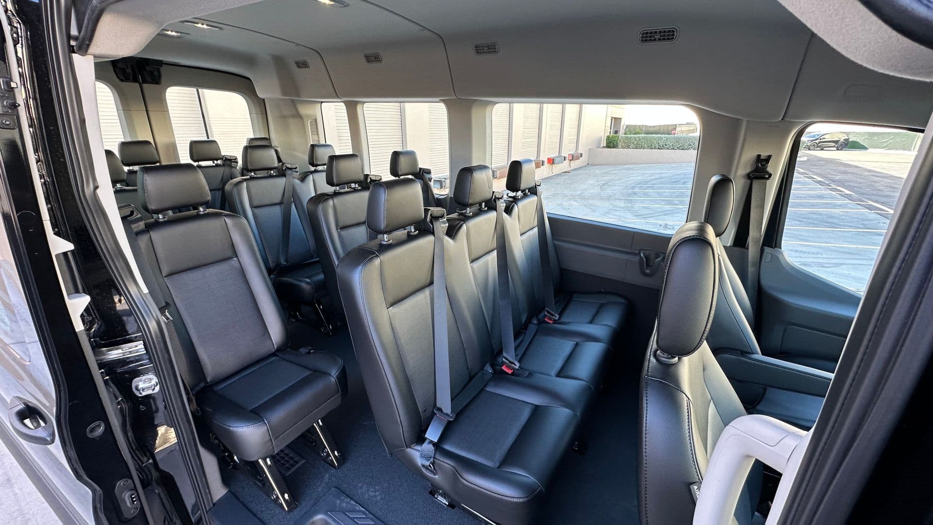 Ford Transit MidRoof interior seating